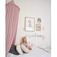 thumbnail image 1 of Kids Bed Canopy with Frills Cotton Hanging Tent Curtain Net for Reading Nook Hideaway Bedding Play Room Decor (Dusty Rose), 1 of 12