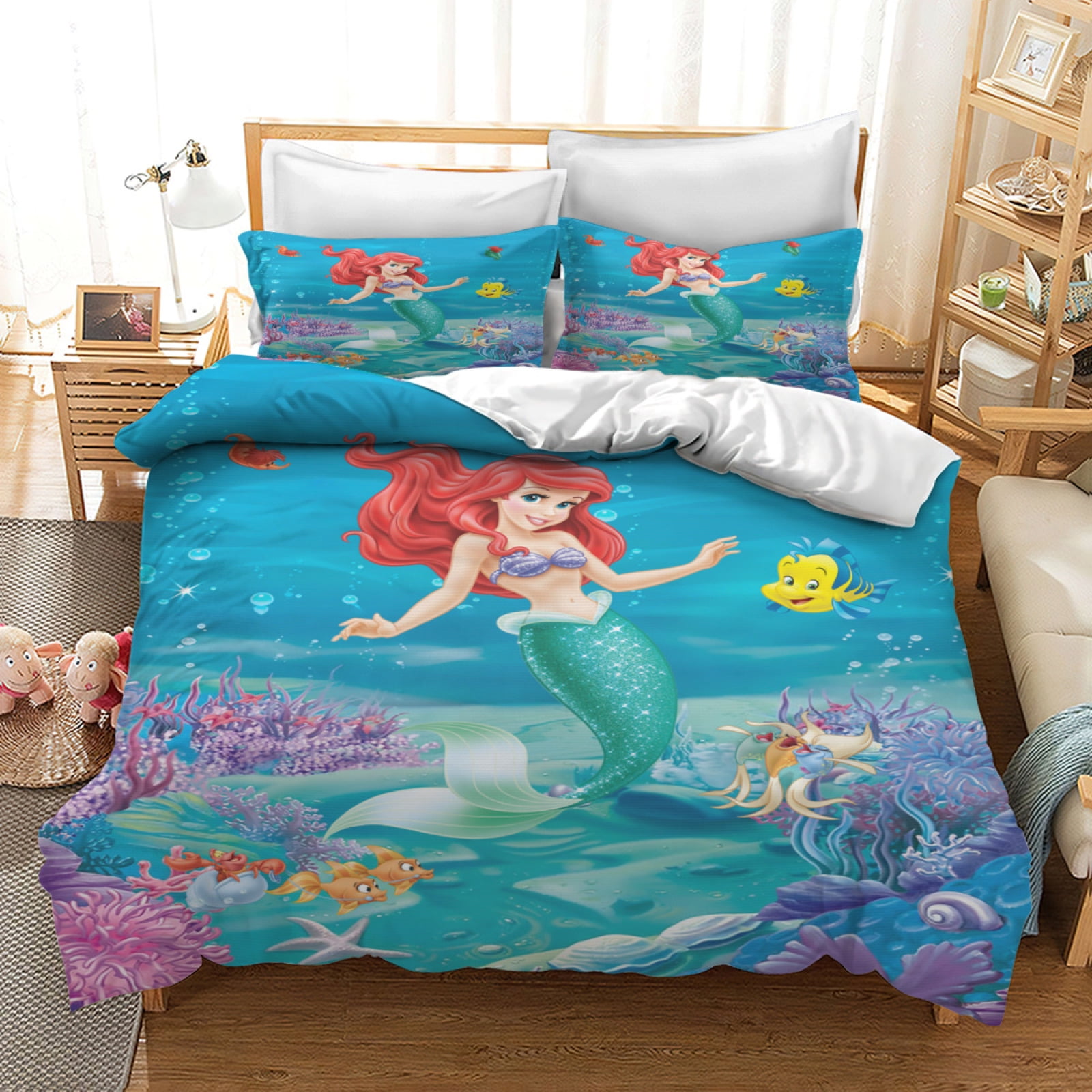 Disney Little Girl Mermaid Bedding Disney Little Mermaid Ariel