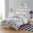 Kids Bedding Set Bed in a Bag for Boys and Girls Toddlers Printed Sheet