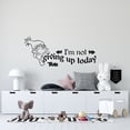 thumbnail image 1 of Kids Bedroom Decor Queen Poppy Hearts Vinyl Adhesive Wall Decal | 8" x 20" Removable Trolls World Tour Movie Quotes Removable Home Decoration Sticker Design - I'm Not Giving Up Today, 1 of 5