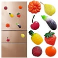 thumbnail image 1 of Kids Bedroom Set Simulation Fruit Fridge Magnet Fake Vegetables 3D Three-Dimensional Fruit Fridge Magnet, Household Stickers, 1 of 9