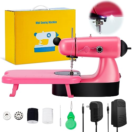Kids Beginner Sewing Machine with Light and Kit