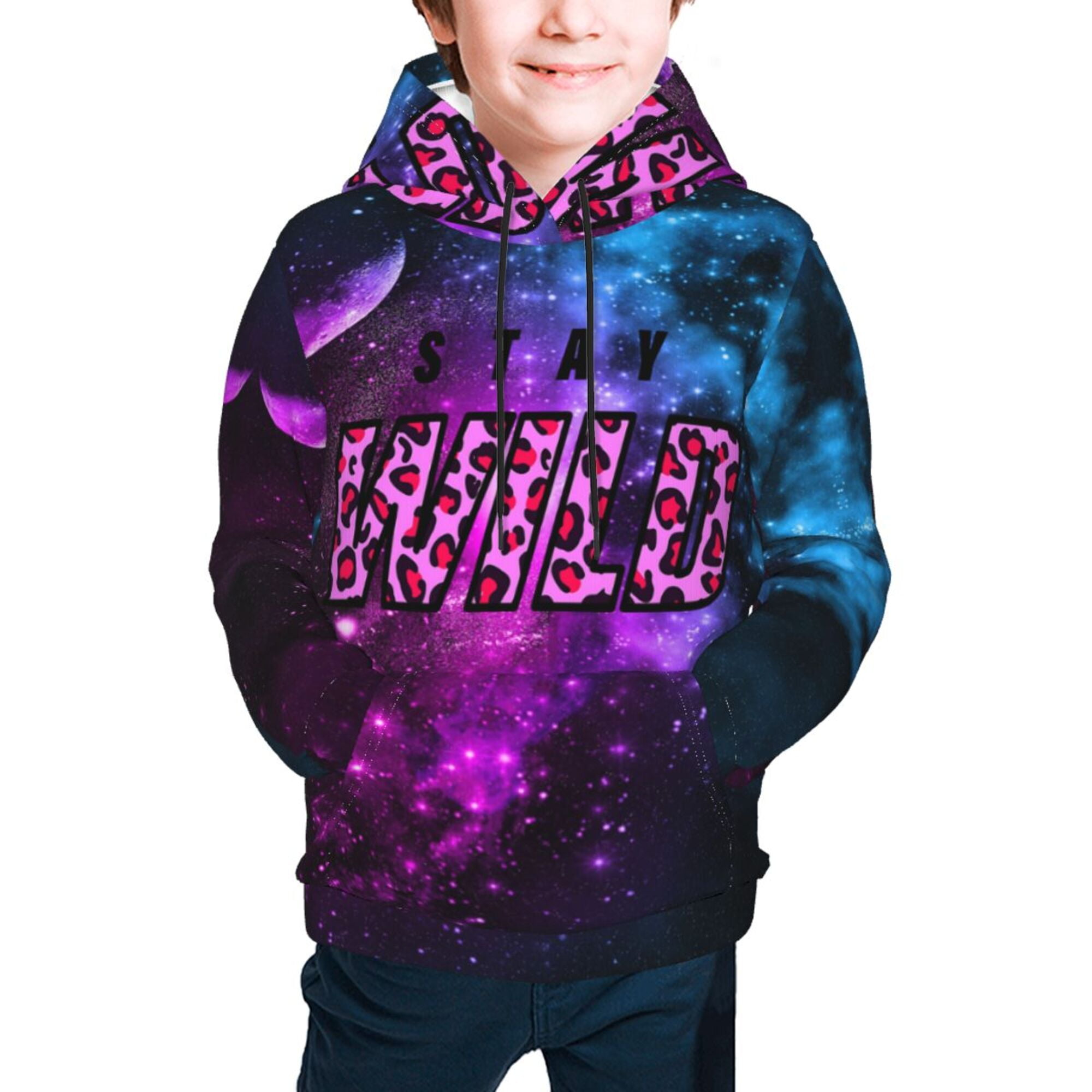 Anime Boy Galactic Hoodies Galaxy Hoodie With Ears, Space Fashion