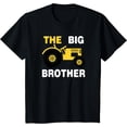 thumbnail image 1 of Kids Big Brother Tractor And Excavators Loving Boys T-Shirt T-Shirt, 1 of 3