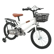 Kids Bike, 16 Inch Kid's Bicycles with Training Wheels, Children Bike, 16 Inch Bikes with Basket for Boys Girls