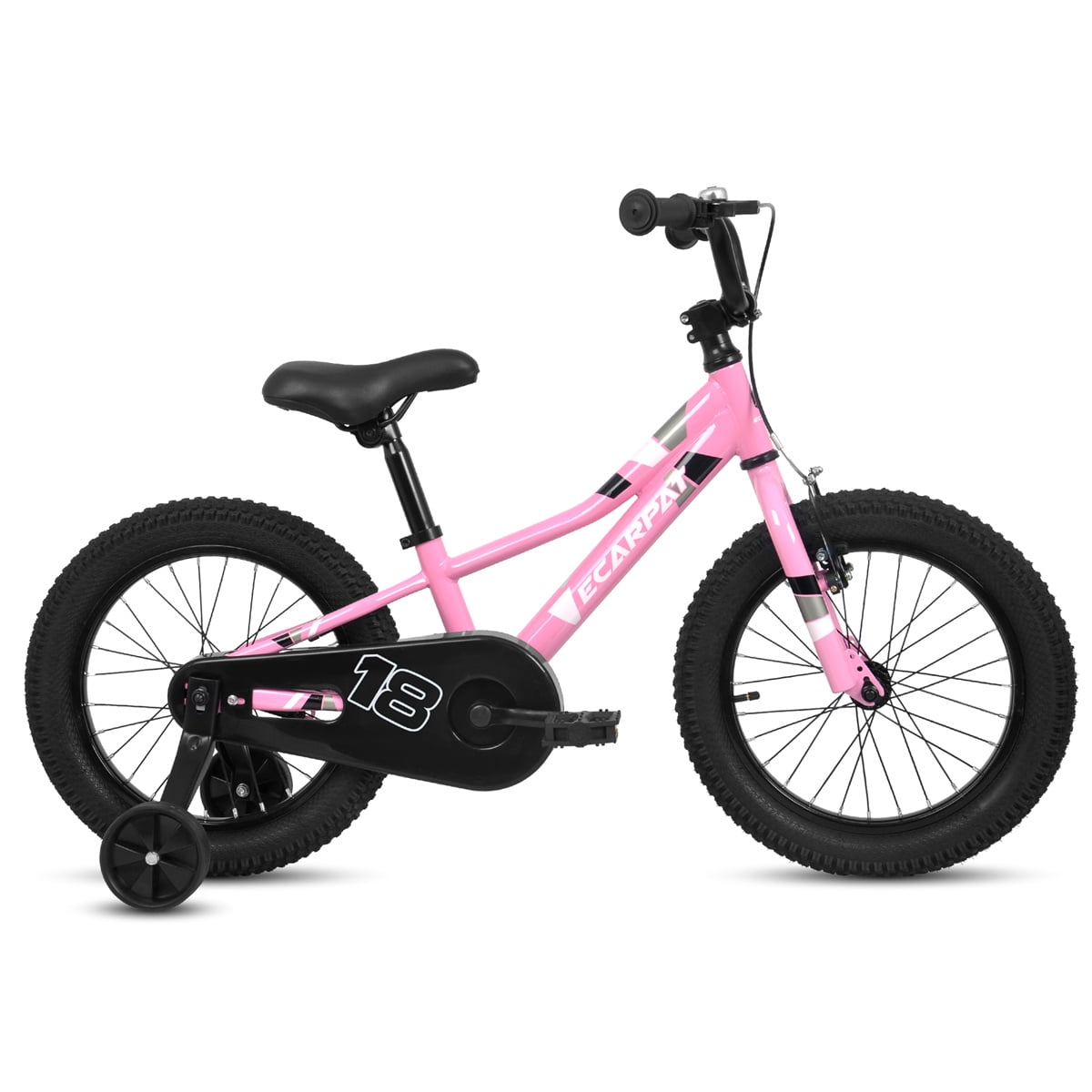 Kids Bike 18 Inch Wheels with 1 Speed and Removable Training Wheels Boys Girls Child Bicycles with Coaster Foot Brake Front V Brake and Rear Holding Brake Kids Bicycles for 3 5 Years Walmart
