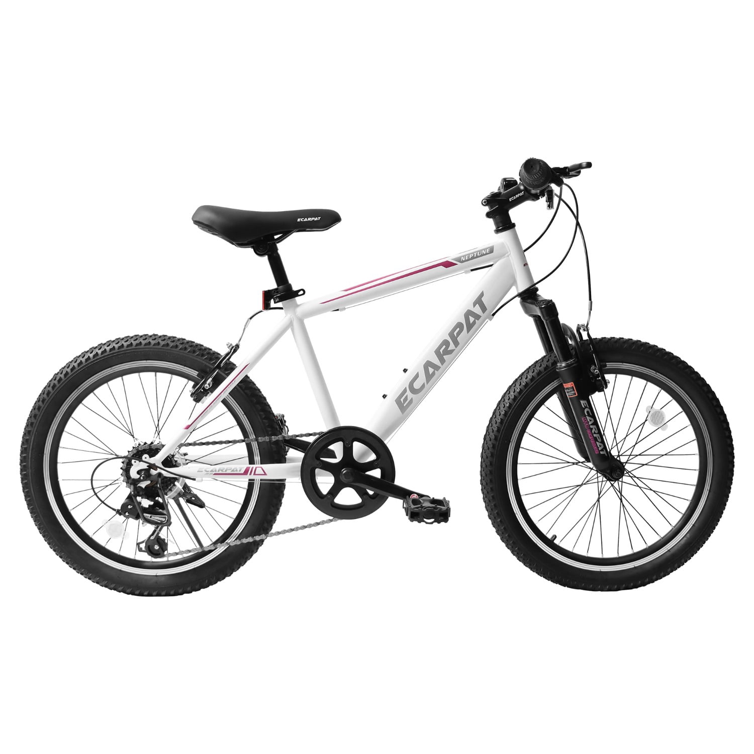 Kids Bike 20 Inch Wheels, 4" Wide Fat Tire Snow Mountain Bike Ages 8-12 Year Old, Steel Frame, 7 Speed Teenager Children Kids' Bicycles