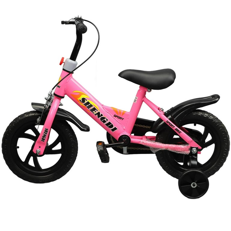 Bike with training wheels age sale