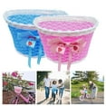 thumbnail image 1 of Kids Bike Basket under $5! Xqxayjr Kids Bike Basket, Front Mount Basket for Bicycle and Scooter, Plastic Woven Storage Basket for Children's Cycling Accessories, 1 of 9