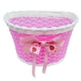 thumbnail image 1 of Kids Bike Basket under $5! Xqxayjr Kids Bike Basket, Front Mount Basket for Bicycle and Scooter, Plastic Woven Storage Basket for Children's Cycling Accessories, 1 of 5
