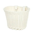thumbnail image 1 of Kids Bike Basket Wicker Woven Front Bicycle Basket for Boys Girls Mini Handlebar Basket for Kids Bike Or Scooter, 1 of 7