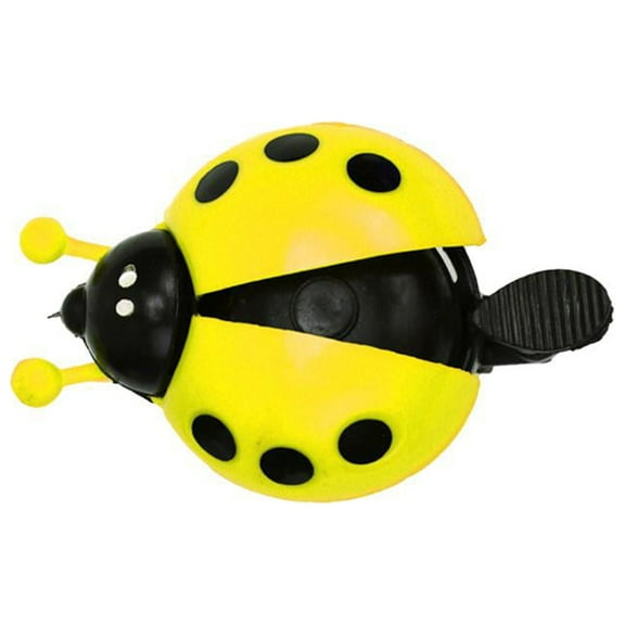 Kids Bike Bell Children Bike Bell Colorful Novelty Boys Girls Ladybird Kids Bell Toddlers Bike Bell Accessories Yellow