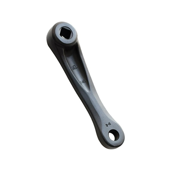 Kids Bike Crank Arm Crank Left Arm Replacement Professional Durable Metal Left Single Chain Crank Arm for Road Bikes Mountain Bikes 140mm