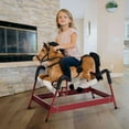 thumbnail image 1 of Kids Bike Durable Plush Toddlers Spring Rocking Horse, Bouncing Rocker Toy with Realistic Sounds,Boys Bike, 1 of 5