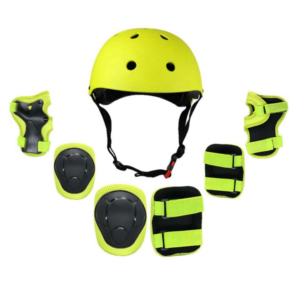 Kids Bike Helmet Set Skateboard Knee Pads Kids Helmet Elbow Pads