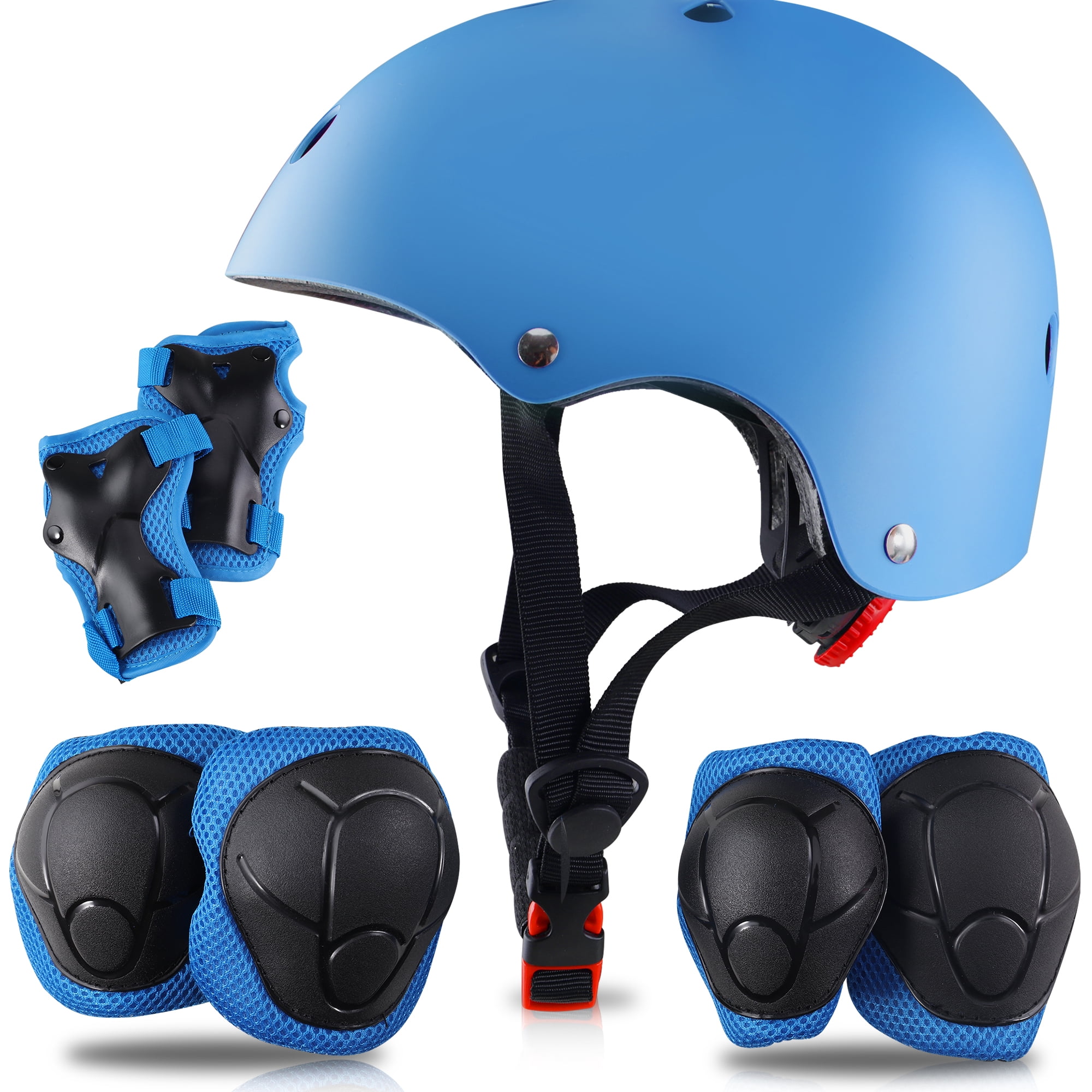 Kids Bike Helmet Set Toddler Helmet for Ages 2-8 Boys Girls with Sports Protective Gear Set