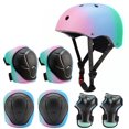 thumbnail image 1 of Kids Bike Helmet & Protective Gear Set – Adjustable Helmet with Knee Pads, Elbow Pads, and Wrist Guards for Scooters & Skateboards, 1 of 10
