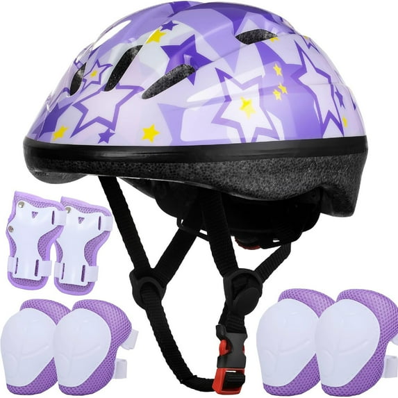 Kids Bike Helmet Skateboard Helmet for Kids Girls Youth Bicycle Helmet Adjustable Scooter Helmets Roller Skating Cycling Helmet