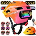 thumbnail image 1 of Kids Bike Helmet with LED Display,Remote Control,64 Patterns for Ages 3-14,Multi-Sport for Cycling and Scooters, 1 of 11