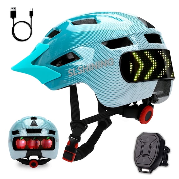 Kids Multi-Sport Bicycle Helmet with LED Display & Remote Control