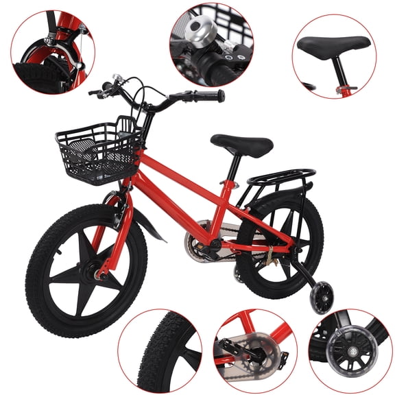 Kids Bike for 3-8 Year Old Boys Girls Kid's Bicycle Toddler Bike with Removable Training Wheels