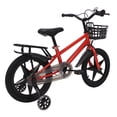 thumbnail image 1 of Kids Bike for 3-8 Years Old Boys Girls Toddlers Bicycle with Training Wheels Red White, 1 of 7