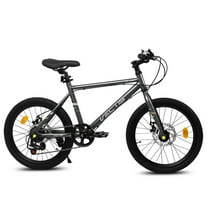 Kids Bike for 6-12 Years Old, 20 Inch Children's Bicycle for Boys Girls, 7-Speed Steel Frame, Dual Disc Brakes, 20x1.75 Inch Tires Road Bike 4 Color