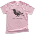 thumbnail image 1 of Kids Bird Is The Word Shirt, Youth Kids Boy Girl T-Shirt, Bird Shirt, Animal Shirt, Animal Lover Shirt, Light Pink, X-Small, 1 of 4