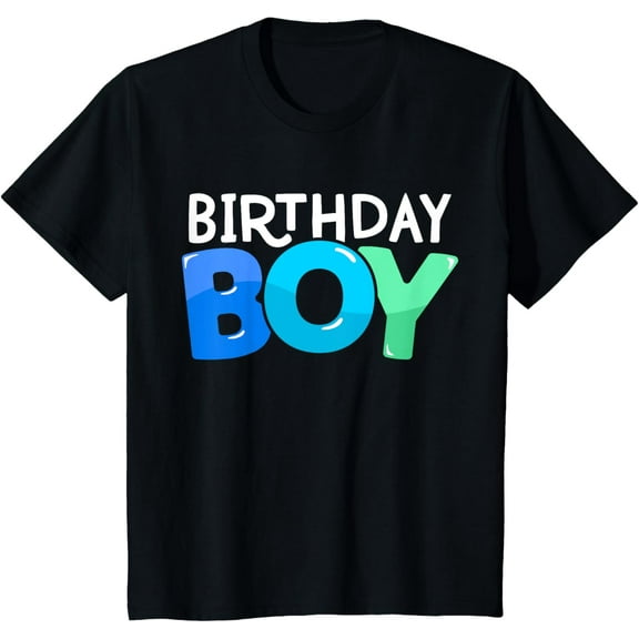 Kids Birthday Boy Toddler Birthday Crew T-Shirt