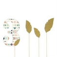 thumbnail image 1 of Kids Birthday Cake Topper Set Boho Theme (1st 2nd 3rd Birthday Celebrations), 1 of 2