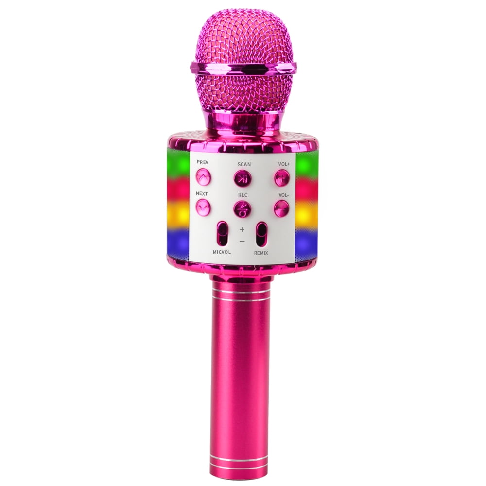  Niskite Wireless Karaoke Microphone for Kids, Gifts for 6 7 8 9 Year  Old Girls, Girl Toys Age 4-12,Birthday Presents for 5 6 Year Old Children  Blue : Toys & Games