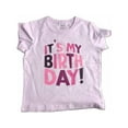thumbnail image 1 of Kids Birthday Print Tshirt, IT'S MY BIRTH DAY!/PURPLE, S, 1 of 7