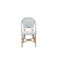 thumbnail image 1 of Kids Bistro Rattan Chair Handmade Manau Rattan Child Dining Playroom Seating for Meals, Crafts, Reading Nooks, White, 1 of 6