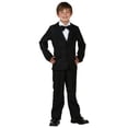 thumbnail image 1 of Kids Black Suit Costume, 1 of 6