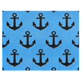 thumbnail image 1 of Kids Blanket 60 x 50 Inch Double-Sided Fleece Nap Mat for Travel,Blue Logo Of The Ship Printed Machine Washable, 1 of 8