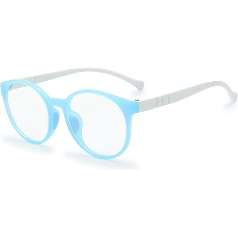 Kids Blue Light Blocking Glasses Silicone Flexible TR-90 Frame