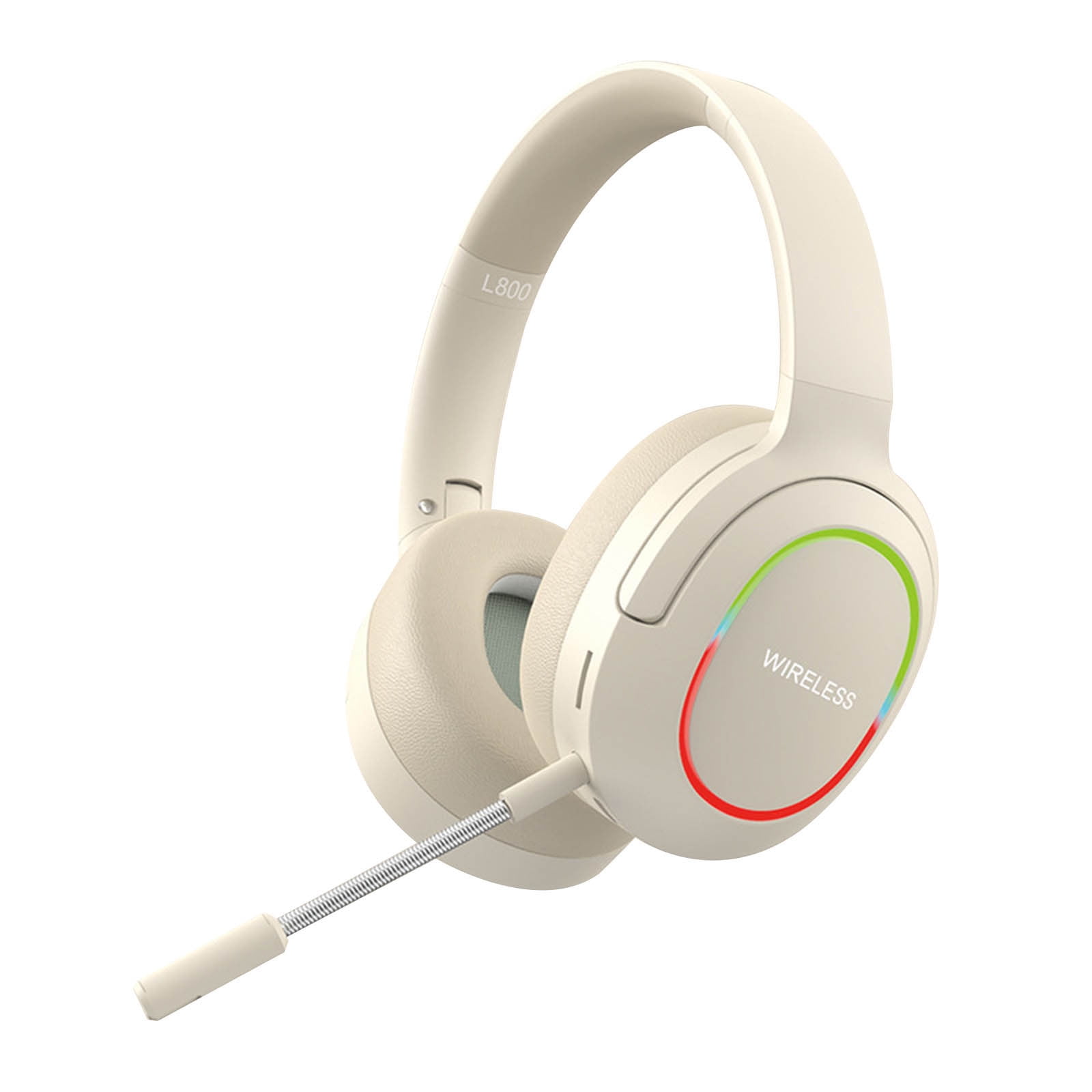 Kids Bluetooth Headphones, Lightweight Kids Wireless Headphones for Kids, 85/94dB Volume Limited, 60 Hours Playtime, Bluetooth 5.3, Over-Ear Toddler Headphones with Built-in Mic,White