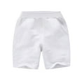 thumbnail image 1 of Kids Board Athletic Shorts Cotton Summer Casual Sports Shorts with Drawstring Elastic Waist Comfort Shorts Workout 4T, 1 of 5