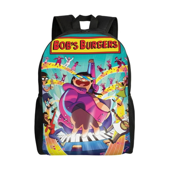 Bob's Burgers Backpacks Bookbag Casual Daypack Backpacks for Travel Camping Hiking