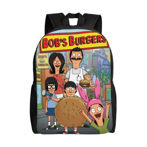 Bob's Burgers Backpacks Bookbag Casual Daypack Backpacks for Travel Camping Hiking