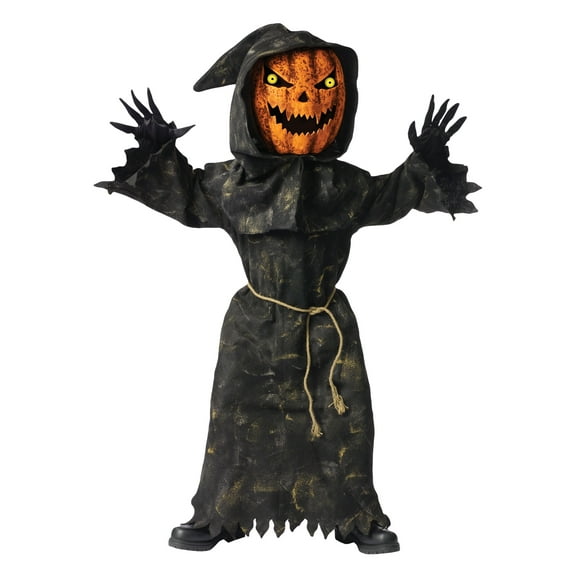 Kids Bobble Eyes Pumpkin Costume