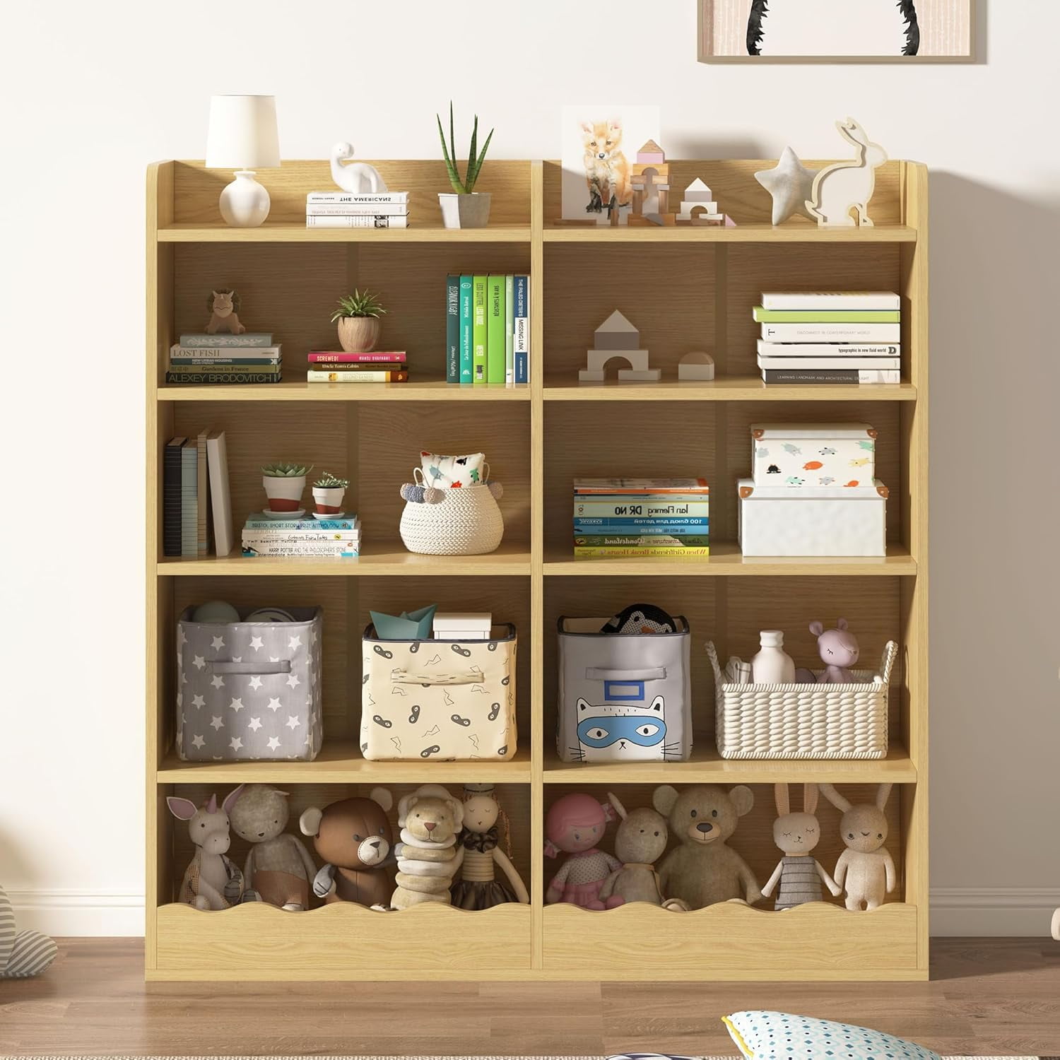 Amazon Toy Storage Bookcase Unit Amazon Bookcases Oikiture Kids