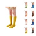thumbnail image 1 of Kids Bow Slouch Warm Leg Socks – Long Ballet Style Knit Calf Socks, Cute Winter Wool Socks for Dance & Daily Outdoor Play, 1 of 5