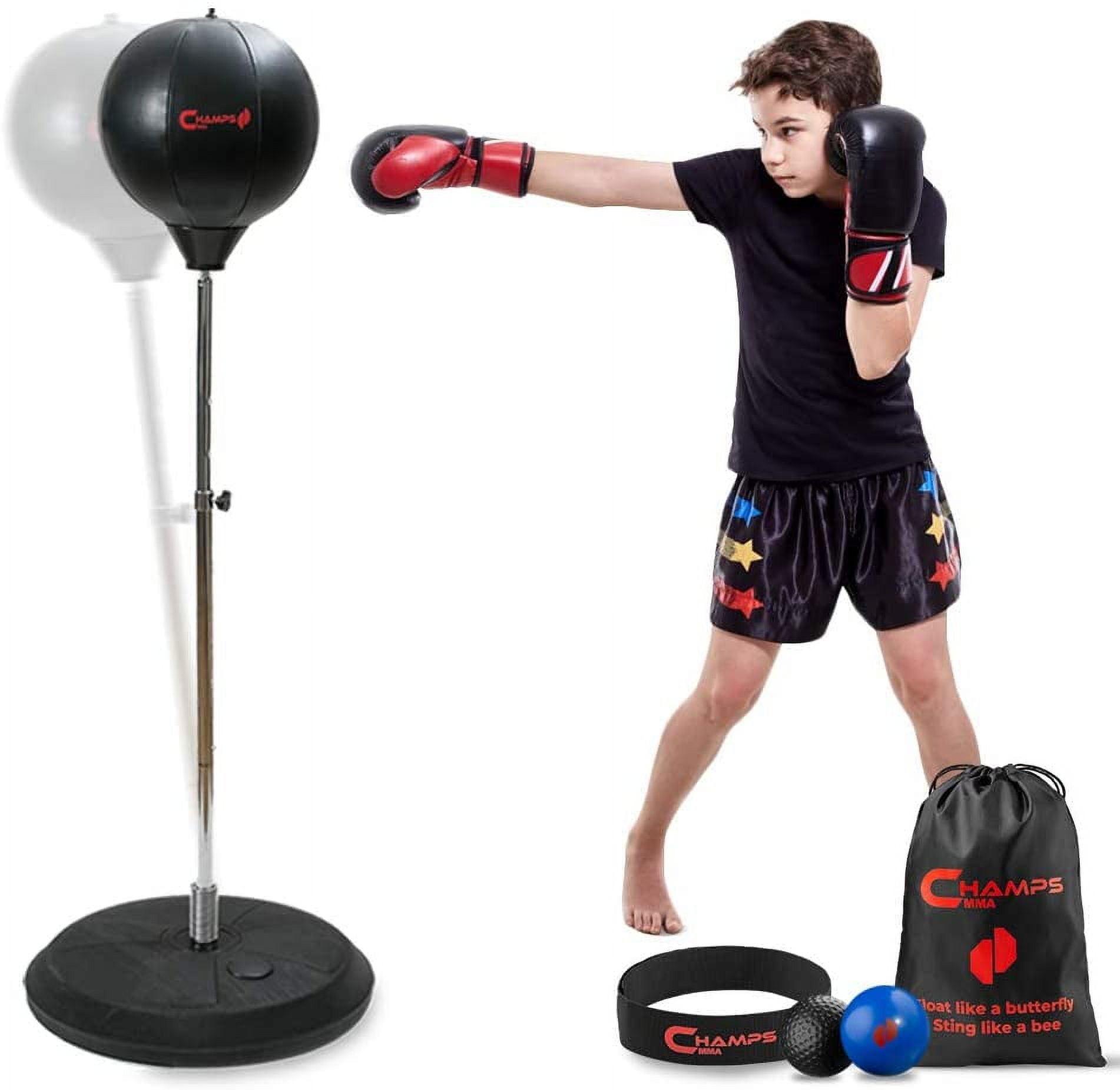 Annuodi Adults Smart Boxing Machine 17.5in Wall Target Electronic Music  Boxing Machine Equipment with LED & Bluetooth Punching Equipmen Fun Game  for