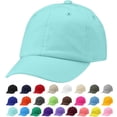 thumbnail image 1 of Kids Boy Girl Baseball Cap Hat Soft Cotton Lightweight Adjustable Size for 2-5 Years Aqua, 1 of 6