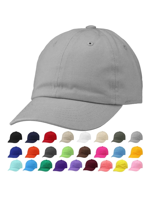 Kids Boy Girl Baseball Cap Hat Soft Cotton Lightweight Adjustable Size for 2-5 Years Grey