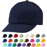 Kids Boy Girl Baseball Cap Hat Soft Cotton Lightweight Adjustable Size for 2-5 Years Navy