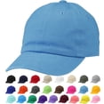 thumbnail image 1 of Kids Boy Girl Baseball Cap Hat Soft Cotton Lightweight Adjustable Size for 2-5 Years Sky Blue, 1 of 5