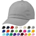 thumbnail image 1 of Kids Boy Girl Baseball Cap Hat Soft Cotton Lightweight Adjustable Size for 6-9 Years Grey, 1 of 6