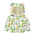 thumbnail image 1 of Kids Boy Girl Outwear Coat Winter Warm Hooded Lightweight Jacket Coat, 1 of 7
